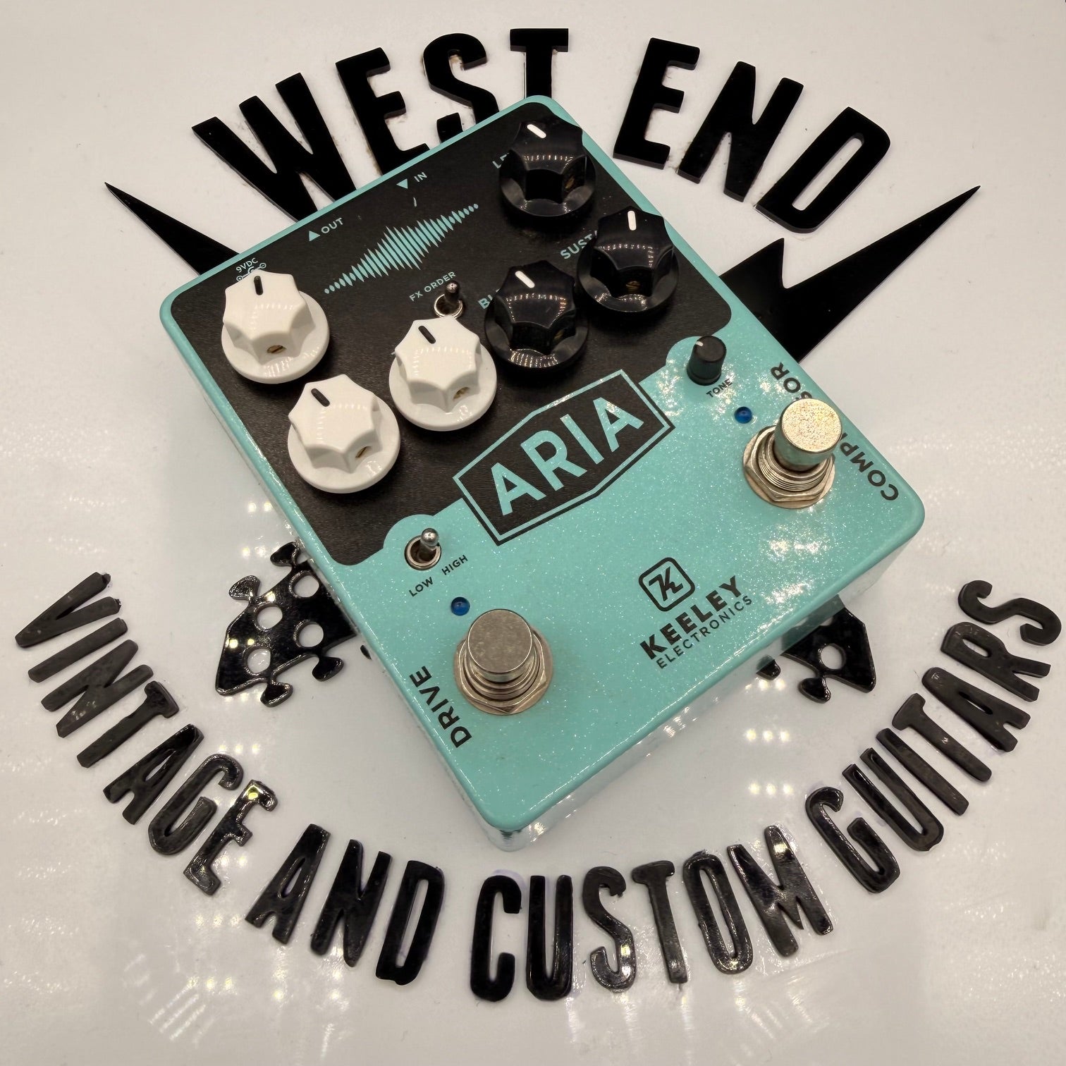 Keeley Aria Compressor Drive – West End Vintage and Custom Guitars
